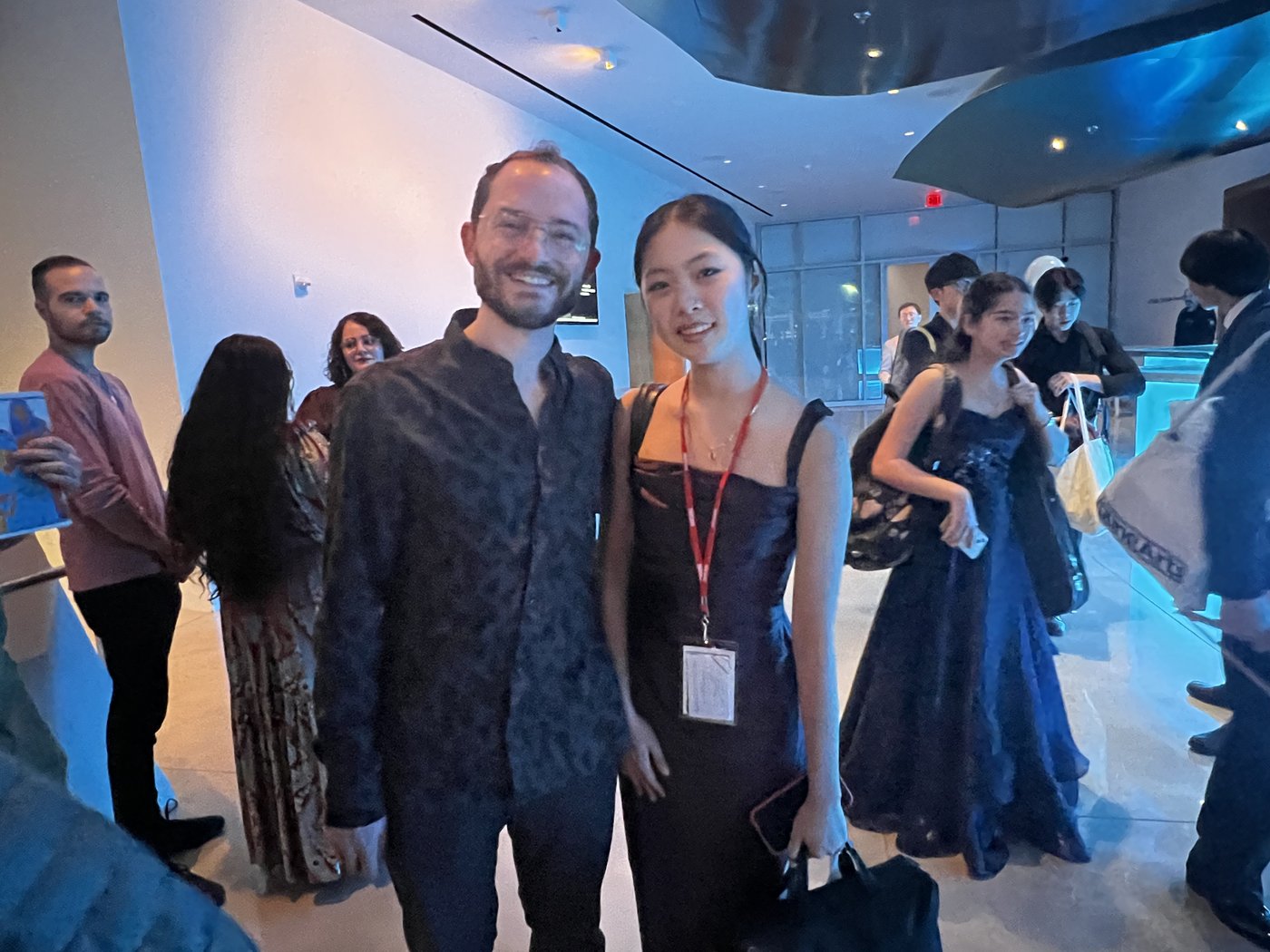 Irene Lee with Pascal Le Boeuf